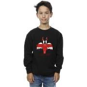 Sweat-shirt enfant Dessins Animés Sylvester England Face