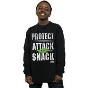 Sweat-shirt enfant Disney The Mandalorian Protect Attack Snack