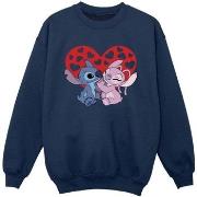 Sweat-shirt enfant Disney Lilo Stitch Hearts