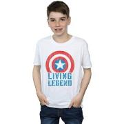 T-shirt enfant Marvel Captain America Living Legend