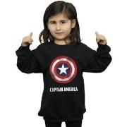 Sweat-shirt enfant Marvel Captain America Shield Text