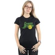 T-shirt Dc Comics Green Arrow Crackle Logo