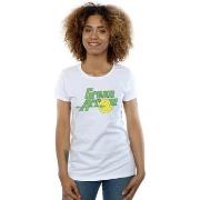 T-shirt Dc Comics Green Arrow Crackle Logo