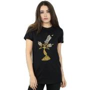 T-shirt Disney Beauty And The Beast Lumiere Distressed
