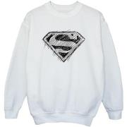 Sweat-shirt enfant Dc Comics Superman Logo Sketch