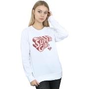 Sweat-shirt Dc Comics Supergirl Retro Logo