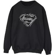 Sweat-shirt Dc Comics Superman Logo Sketch