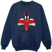 Sweat-shirt enfant Dessins Animés Sylvester England Face