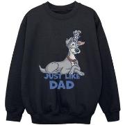 Sweat-shirt enfant Disney Lady And The Tramp Just Like Dad