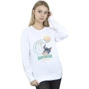 Sweat-shirt Disney Lilo And Stitch Hawaii