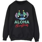 Sweat-shirt Disney Lilo And Stitch Christmas Tree Shades