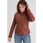 Veste Rose Garden JOLYA LAMB VITA COGNAC