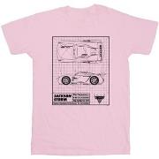 T-shirt Disney Cars Jackson Storm Blueprint