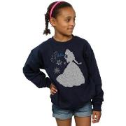 Sweat-shirt enfant Disney Belle Christmas Silhouette