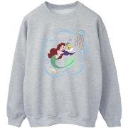 Sweat-shirt Disney The Little Mermaid Reading A Book