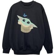 Sweat-shirt enfant Disney The Mandalorian Butterfly Catching