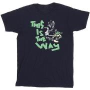 T-shirt enfant Disney The Mandalorian This Is The Way