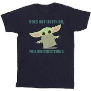 T-shirt enfant Disney The Mandalorian Does Not Listen