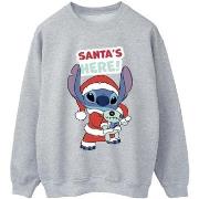 Sweat-shirt Disney Lilo Stitch Santa's Here