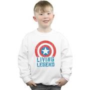 Sweat-shirt enfant Marvel Captain America Living Legend