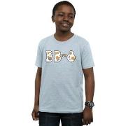 T-shirt enfant Disney The Rise Of Skywalker BB-8 Text Logo