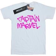 T-shirt Marvel Captain Spray Text