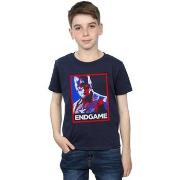 T-shirt enfant Marvel Avengers Endgame Captain America Poster