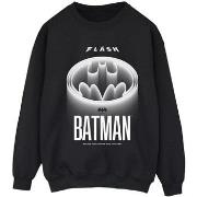 Sweat-shirt Dc Comics The Flash Batman White Logo