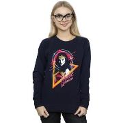 Sweat-shirt Dc Comics Wonder Woman 84 Diana 80s Triangle