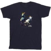 T-shirt enfant Marvel Thor Love And Thunder Toothgnasher Flames