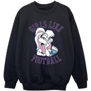 Sweat-shirt enfant Dessins Animés Lola Bunny Girls Like Football