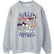 Sweat-shirt Dessins Animés Lola Bunny Girls Play Football