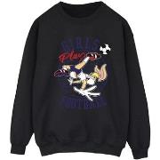 Sweat-shirt Dessins Animés Girls Play Football