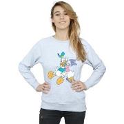 Sweat-shirt Disney Donald And Daisy Duck Kiss