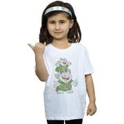 T-shirt enfant Disney Frozen Handstacking Trolls