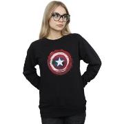 Sweat-shirt Marvel Captain America Splatter Shield