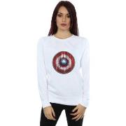 Sweat-shirt Marvel Captain America Wooden Shield