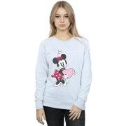 Sweat-shirt Disney Minnie Mouse Love Heart