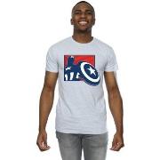 T-shirt Marvel Avengers Captain America Outline