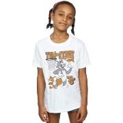 T-shirt enfant Dessins Animés Spinning Basketball