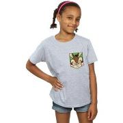 T-shirt enfant Dessins Animés Wile E Coyote Face Faux Pocket