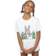 T-shirt enfant Dessins Animés Bugs Bunny Christmas Fair Isle