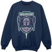 Sweat-shirt enfant Disney The Mandalorian Fierce Warrior