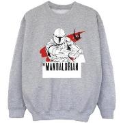 Sweat-shirt enfant Disney The Mandalorian Shoots