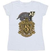 T-shirt Harry Potter Hufflepuff Sketch Crest