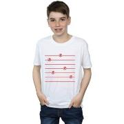 T-shirt enfant Marvel Avengers Endgame Logo Stripes