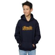 Sweat-shirt enfant Marvel Avengers Infinity War Orange Logo