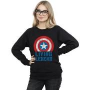 Sweat-shirt Marvel Captain America Living Legend