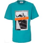 T-shirt Numero 00 t-shirt homme turquoise