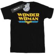 T-shirt Dc Comics Wonder Woman Text Logo